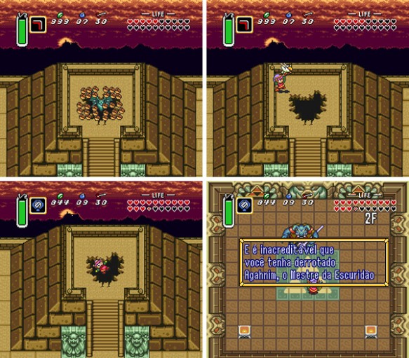 Fita / Cartucho The Legend of Zelda A Link To The Past Salvando